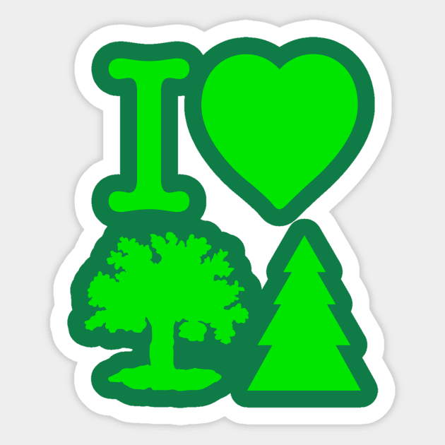 Love Trees! Sticker by cartogram